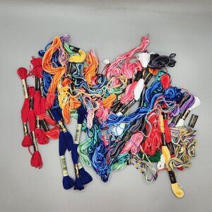 Lot of Embroidery Floss DMC L&P Coat Multicolor